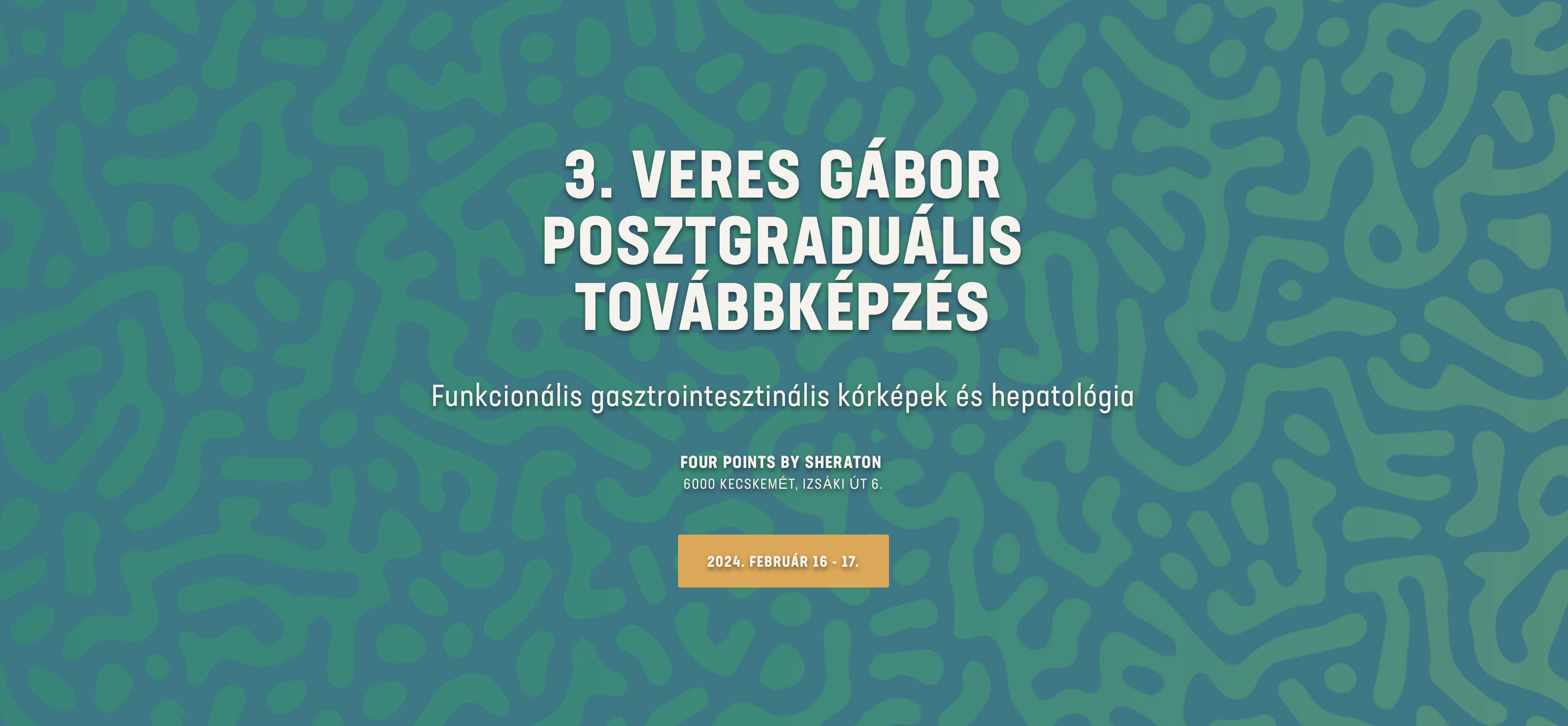  3. Veres Gábor Posztgraduális Továbbképzés 